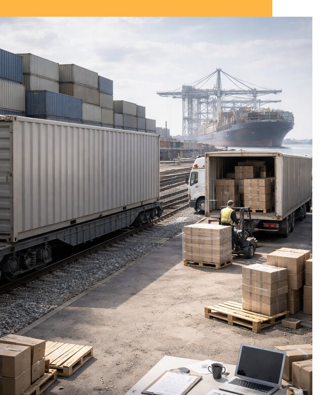 Мультимодальные перевозки грузов по миру от 45918 руб