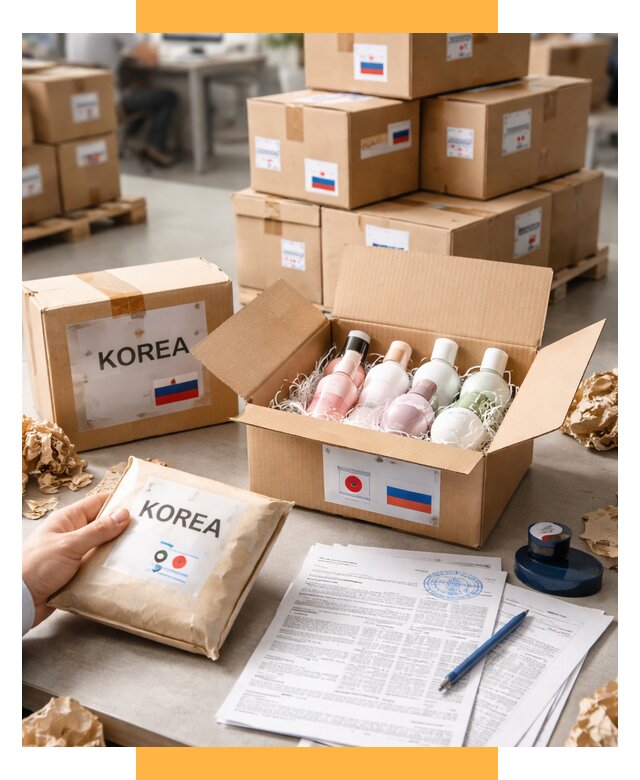 Доставка косметики из Кореи от 8673 р. под ключ | СетСервис-Брт