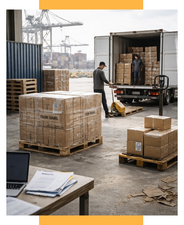 Доставка грузов из Израиля от 15306 р., логистика от СетСервис-Брт