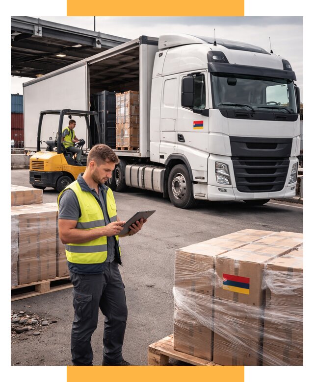 Автоперевозки из Армении от 96938 р. — услуги СетСервис-Брт