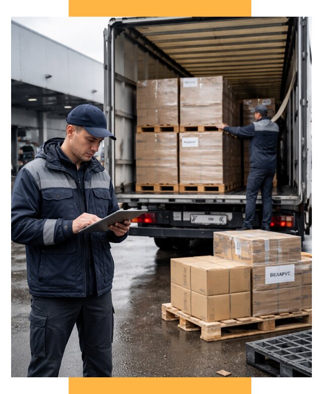 Доставка грузов из Беларуси от 15306 р. логистика СетСервис-Брт