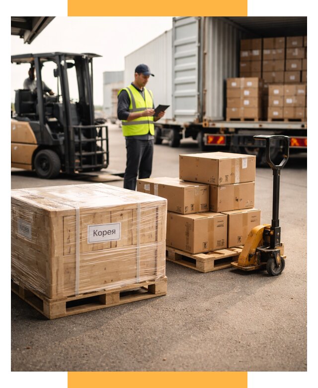 Доставка грузов в Корею из России от 35714 р. | СетСервис-Брт