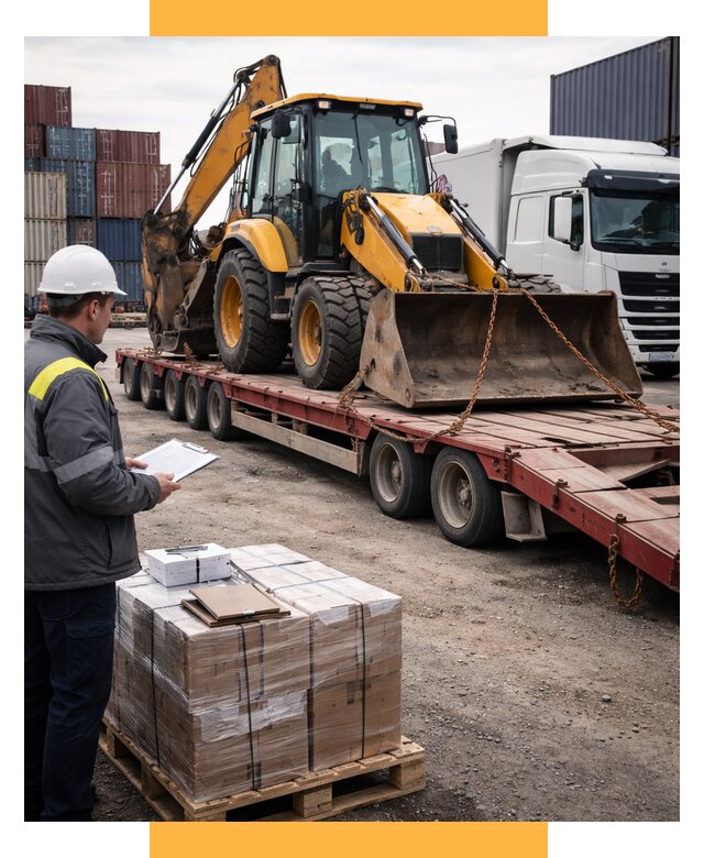 Международная перевозка спецтехники от 45918 р., СетСервис-Брт