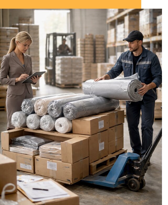 Перевозка текстиля по миру от 15306 руб. с таможней и страхованием