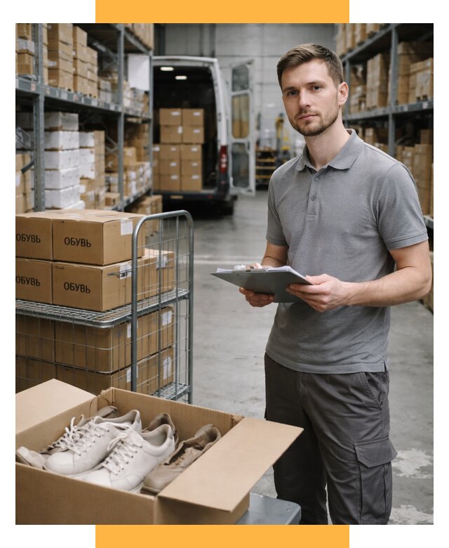 Доставка обуви из Китая и Турции от 4592 р. СетСервис-Брт