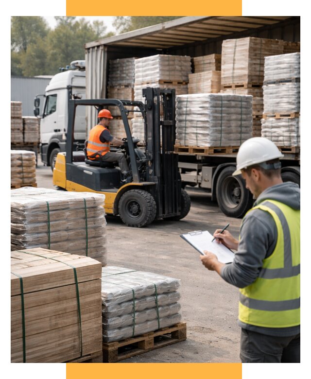 Перевозка строительных материалов от 5612 р. | СетСервис-Брт