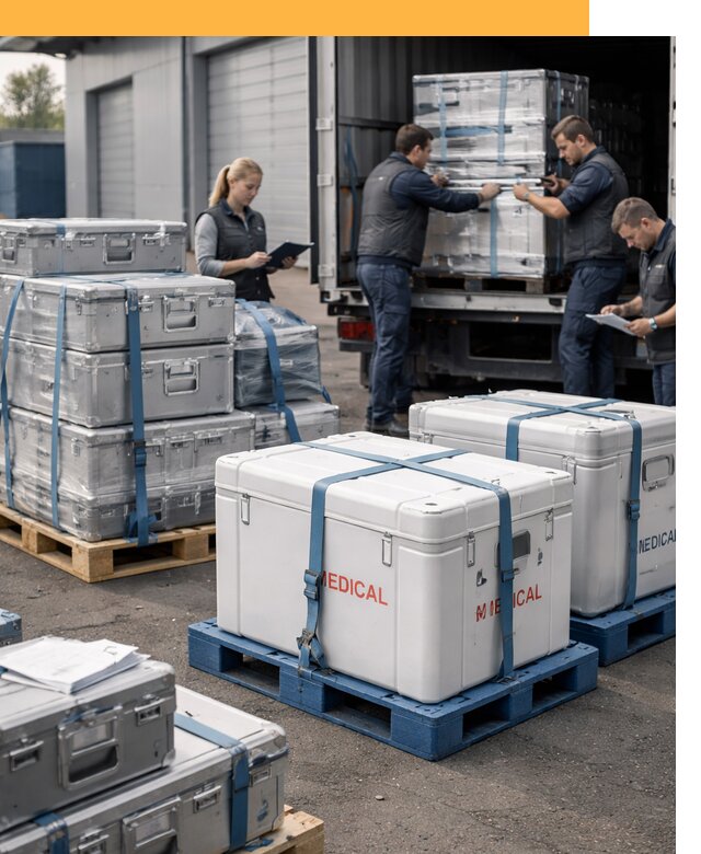 Перевозка медицинского оборудования по всему миру от 15306 руб