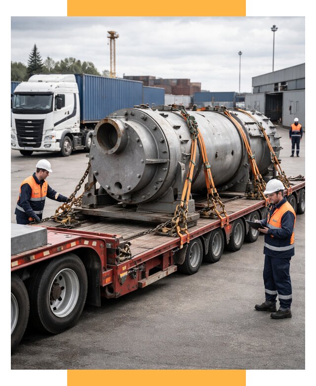 Перевозка тяжеловесных грузов под ключ от 153060 р. | СетСервис-Брт