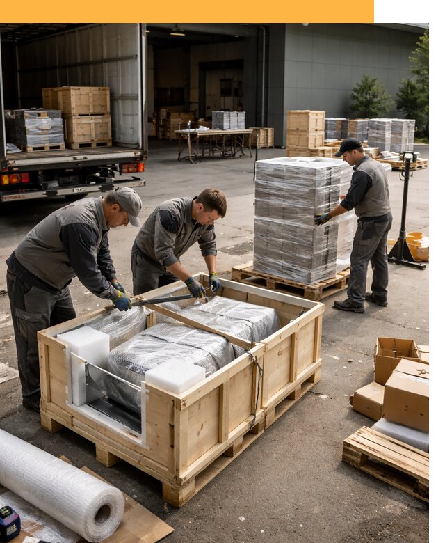 Перевозка выставочных грузов по миру от 25510 руб за м2 с таможней