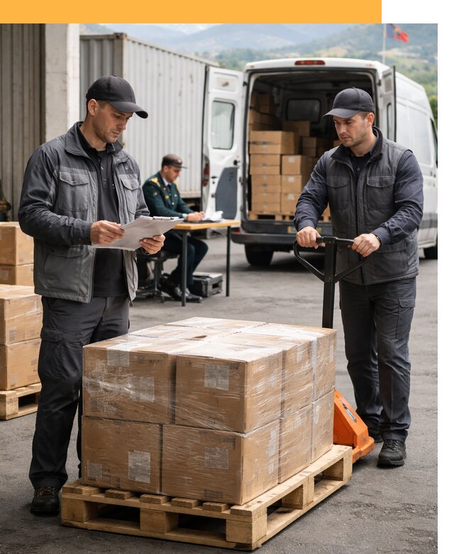 Доставка грузов через Армению, быстрая таможенная очистка от 25510