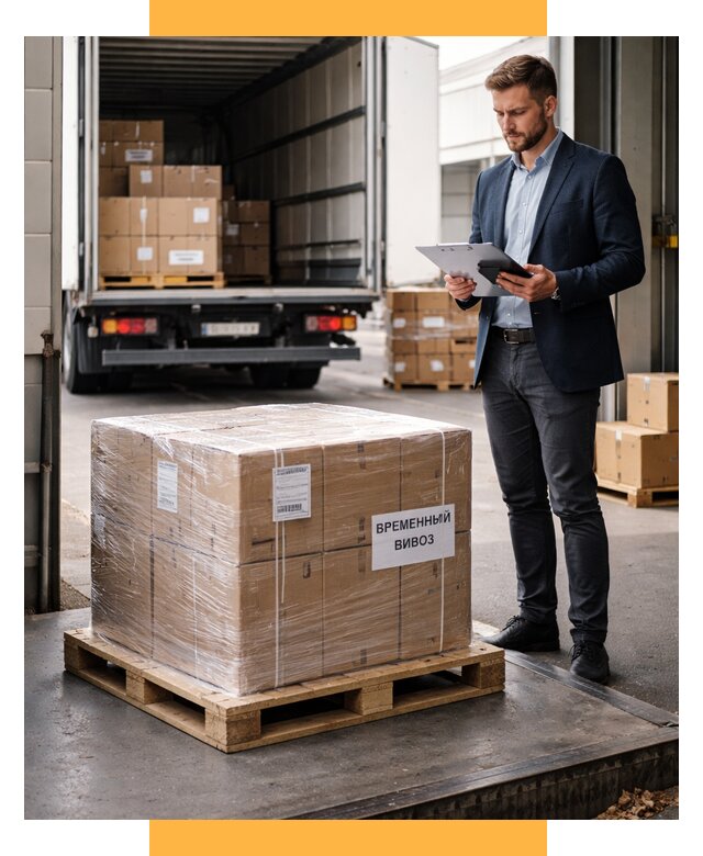 Временный вывоз товаров под ключ от 8163 р. | СетСервис-Брт