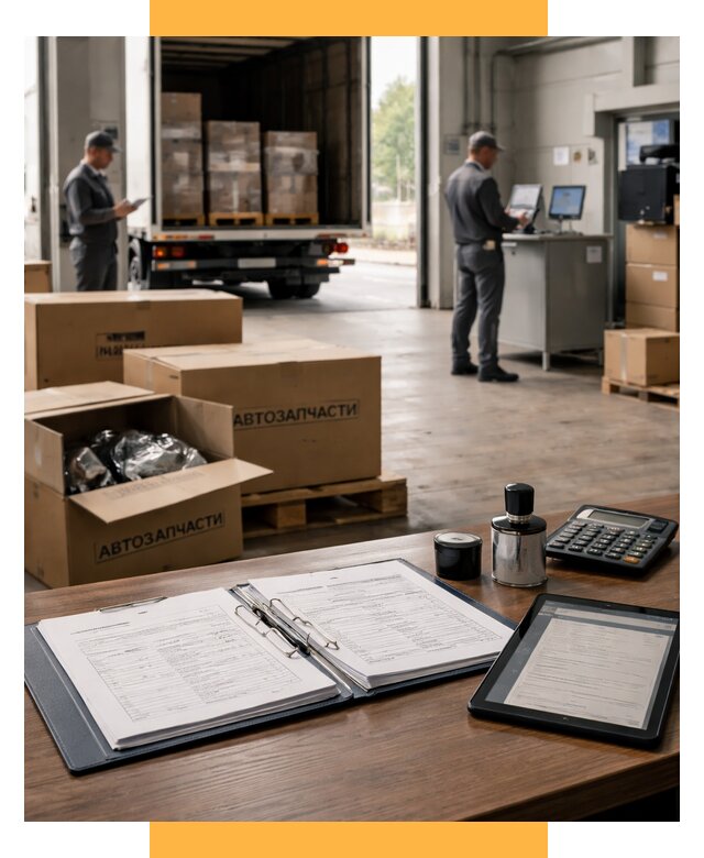 Таможенное оформление автозапчастей под ключ от 8673 р., СетСервис-Брт