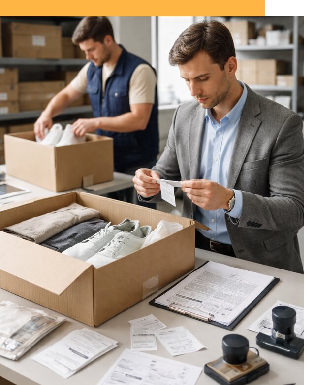 Таможенное оформление одежды и обуви по выгодной цене от 6633 руб