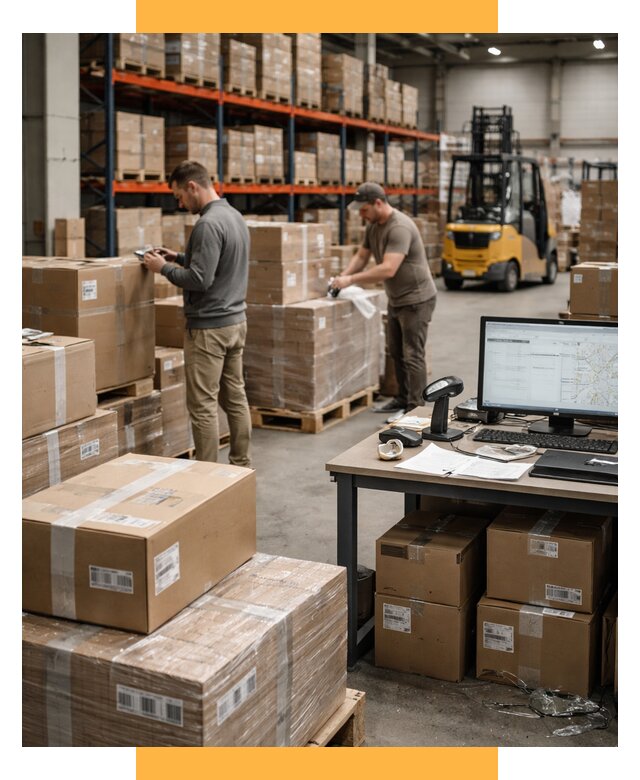 Склад консолидации в Европе от 6633 р., услуги СетСервис-Брт